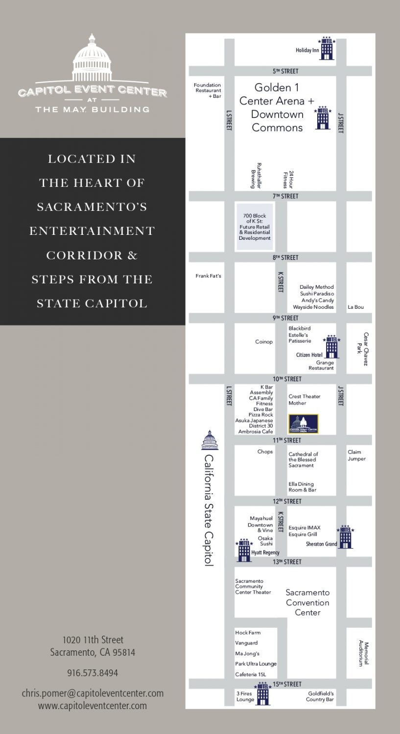 capitol event center brochure