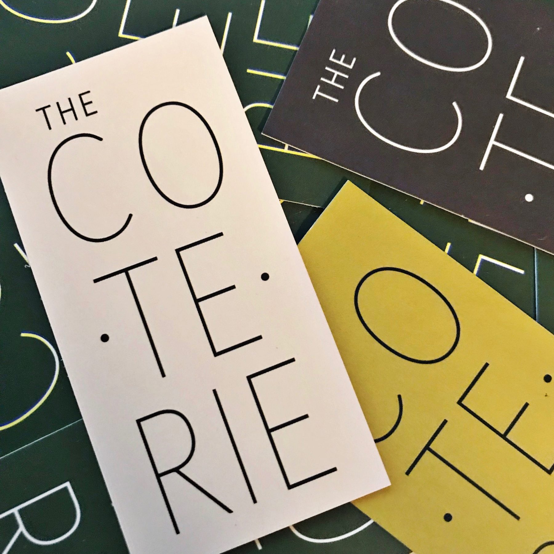 the co.te.rie business cards